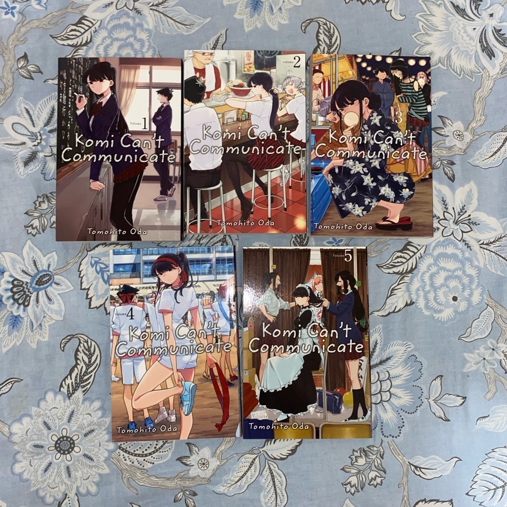 Komi Can’t Communicate Manga Volumes 1-5